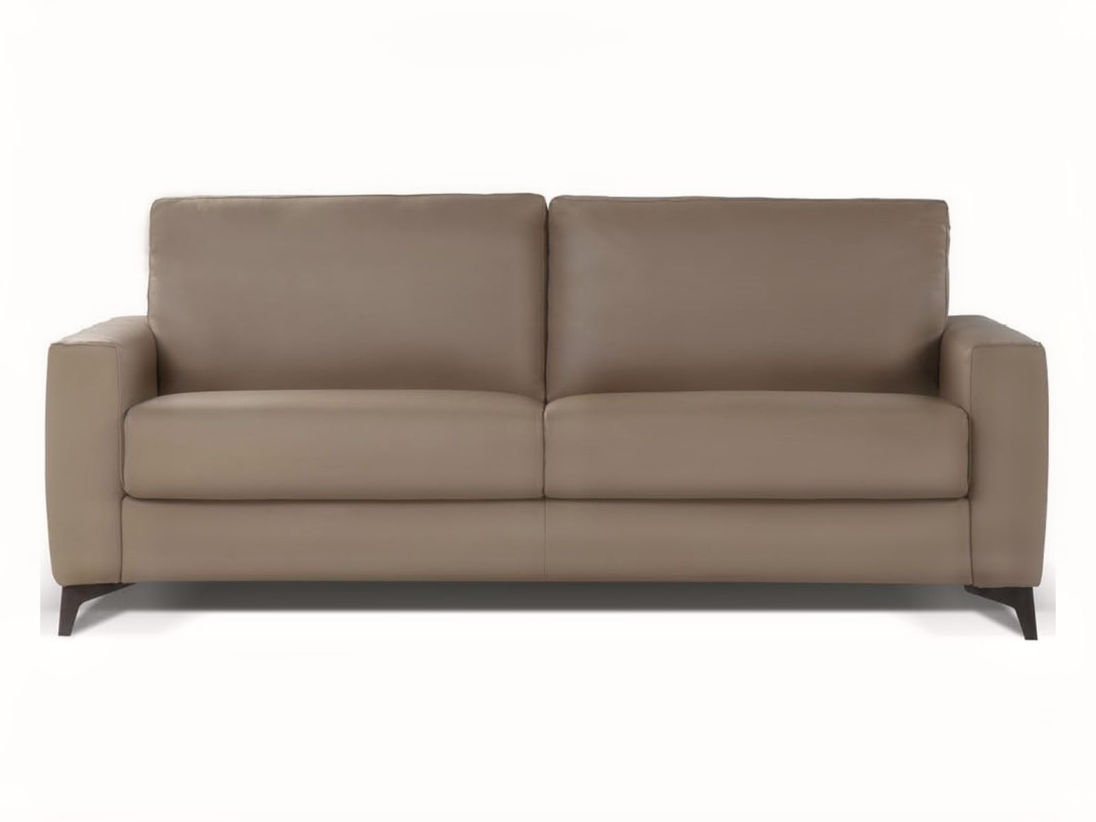 The Alfa sofa boasts a sleek, minimalist design ideal for any home, with options for a thicker mattress and an enclosed base. | Alfa by Calia Italia
