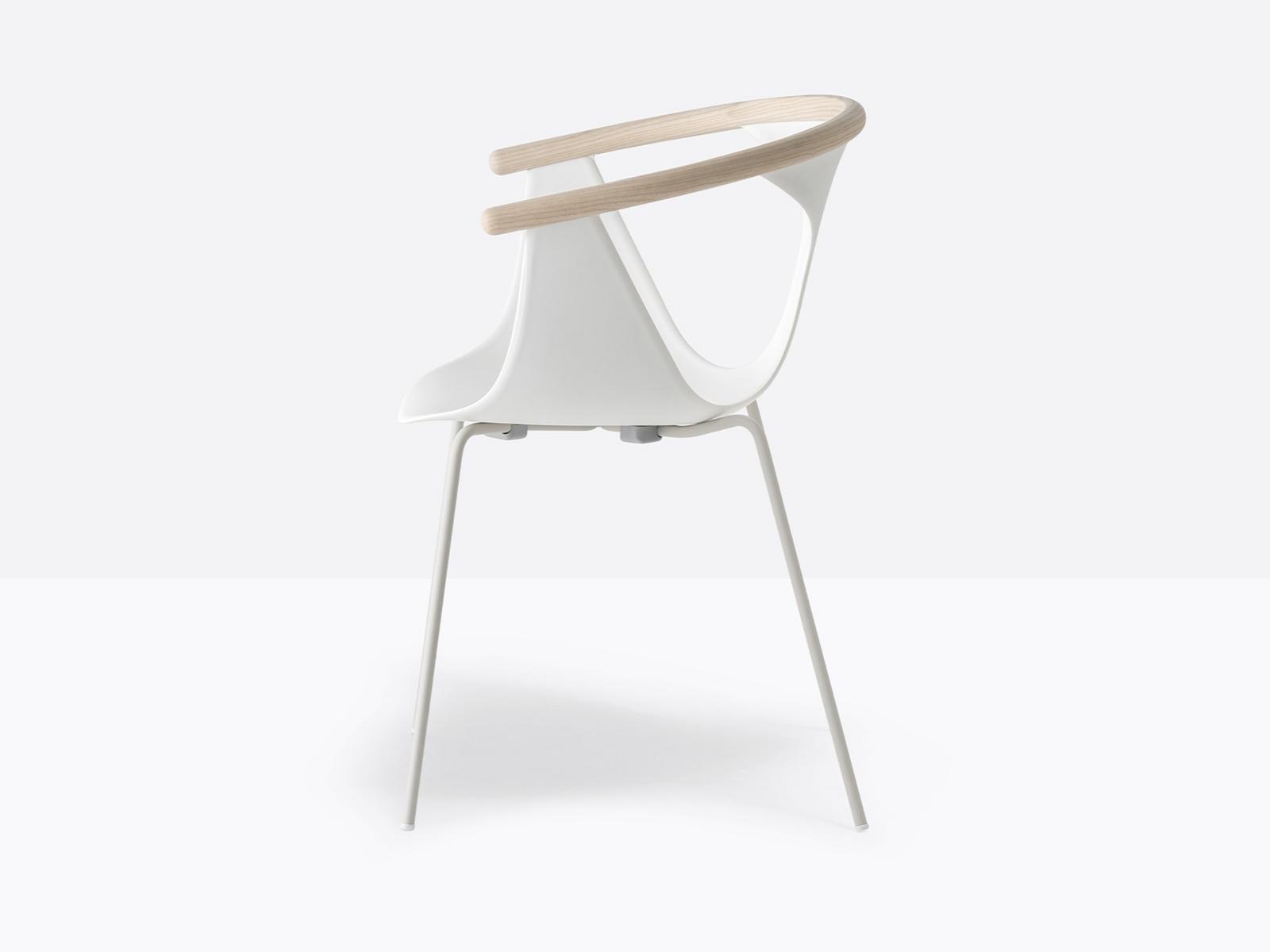Polypropylene chair with armrests | Fox 3726 by Pedrali