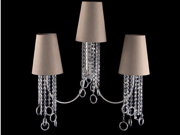 LED wall lamp with crystals | Nina by Aiardini lighting