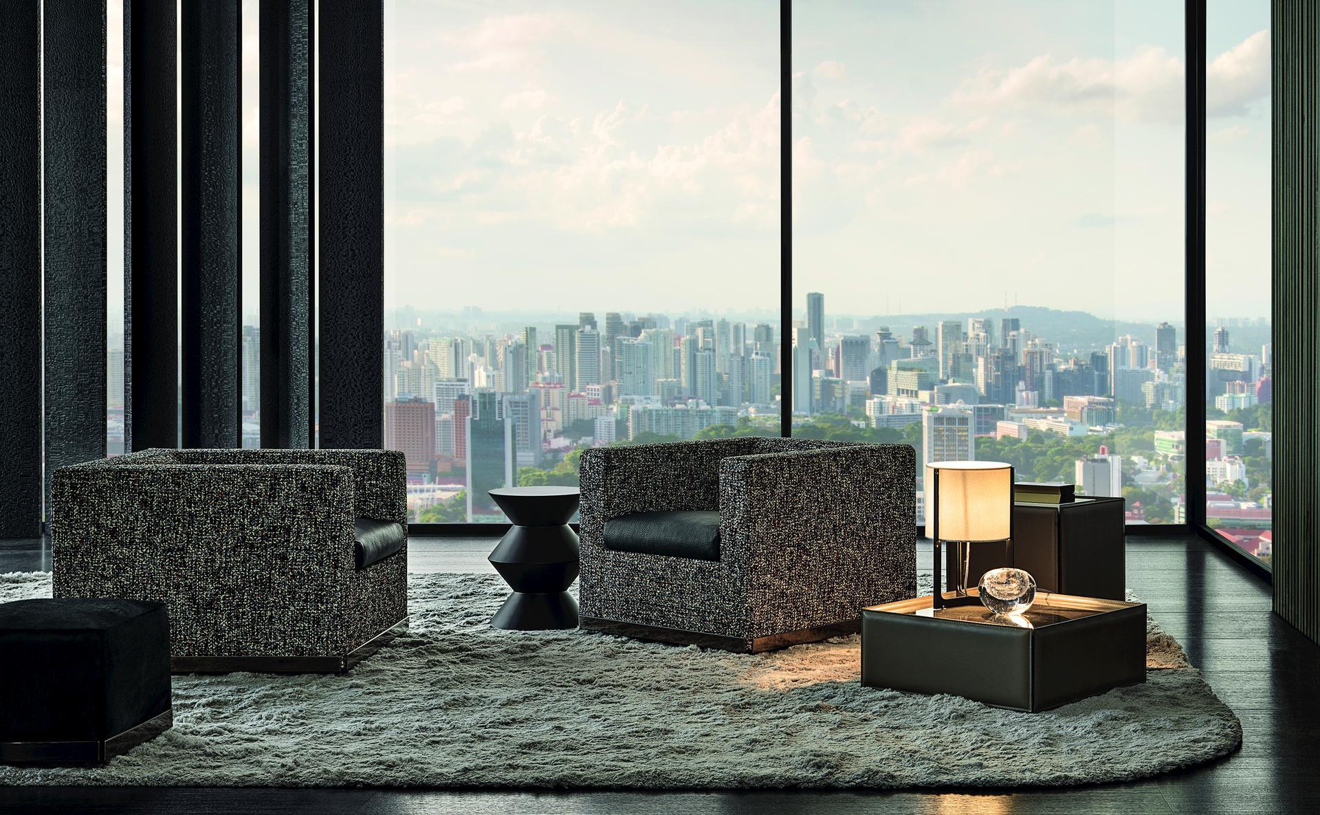 Armchair | Suitcase Line by Minotti