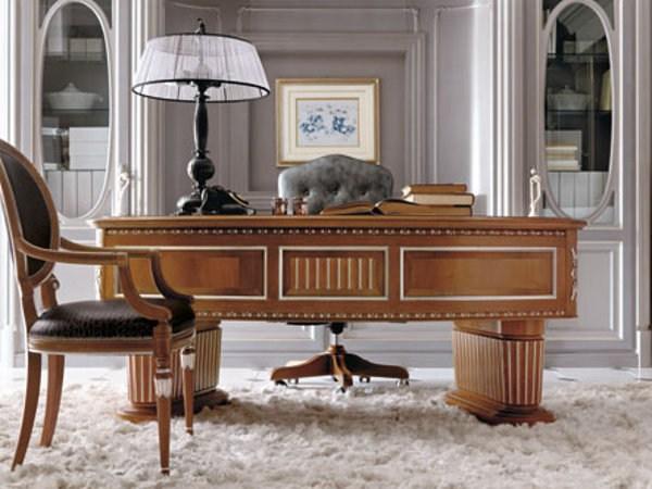 Wooden writing desk with drawers | Napoli by Martini interiors