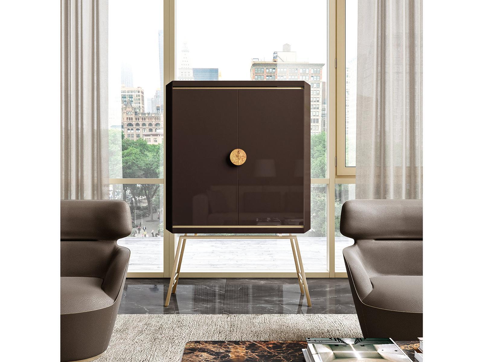 Wooden bar cabinet | Richmond Upon Thames by Barnini Oseo