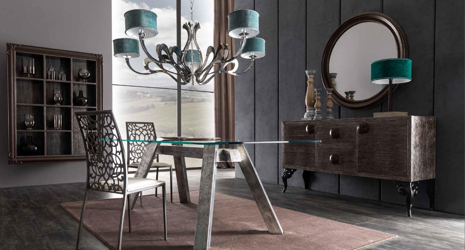 Wall-mounted framed round mirror | Luisa by Corte Zari