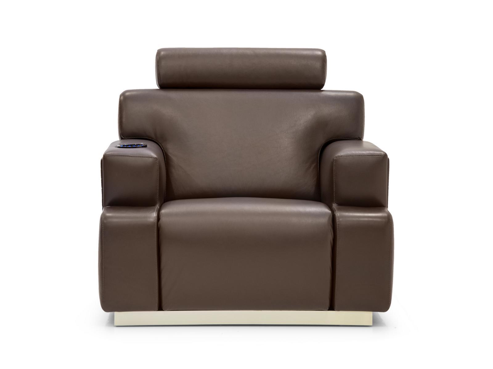 Recliner relaxing leather armchair | Bourbon by Formitalia