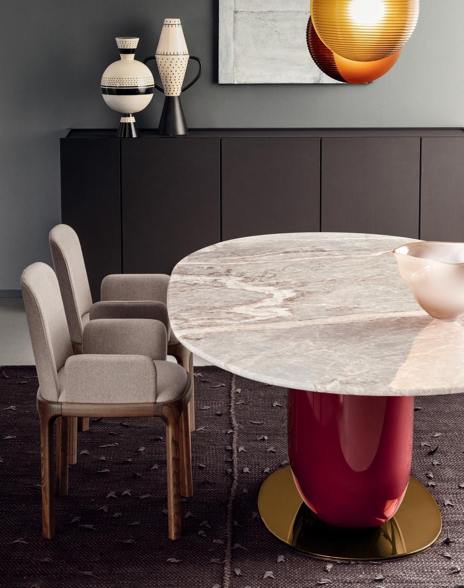 Upholstered leather chair | Inari by Pianca