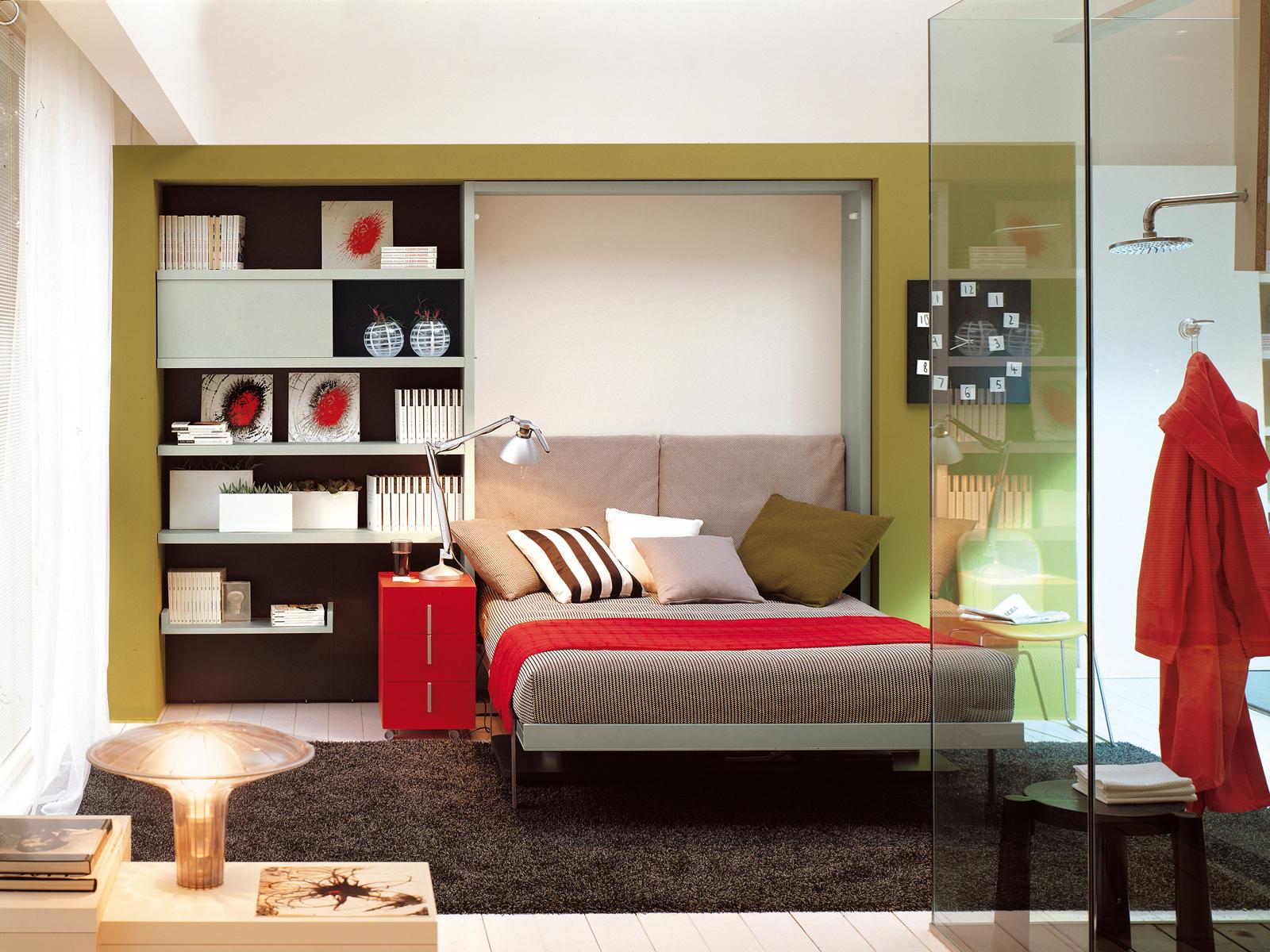 Pull-down double bed | Ulisse Desk by CLEI