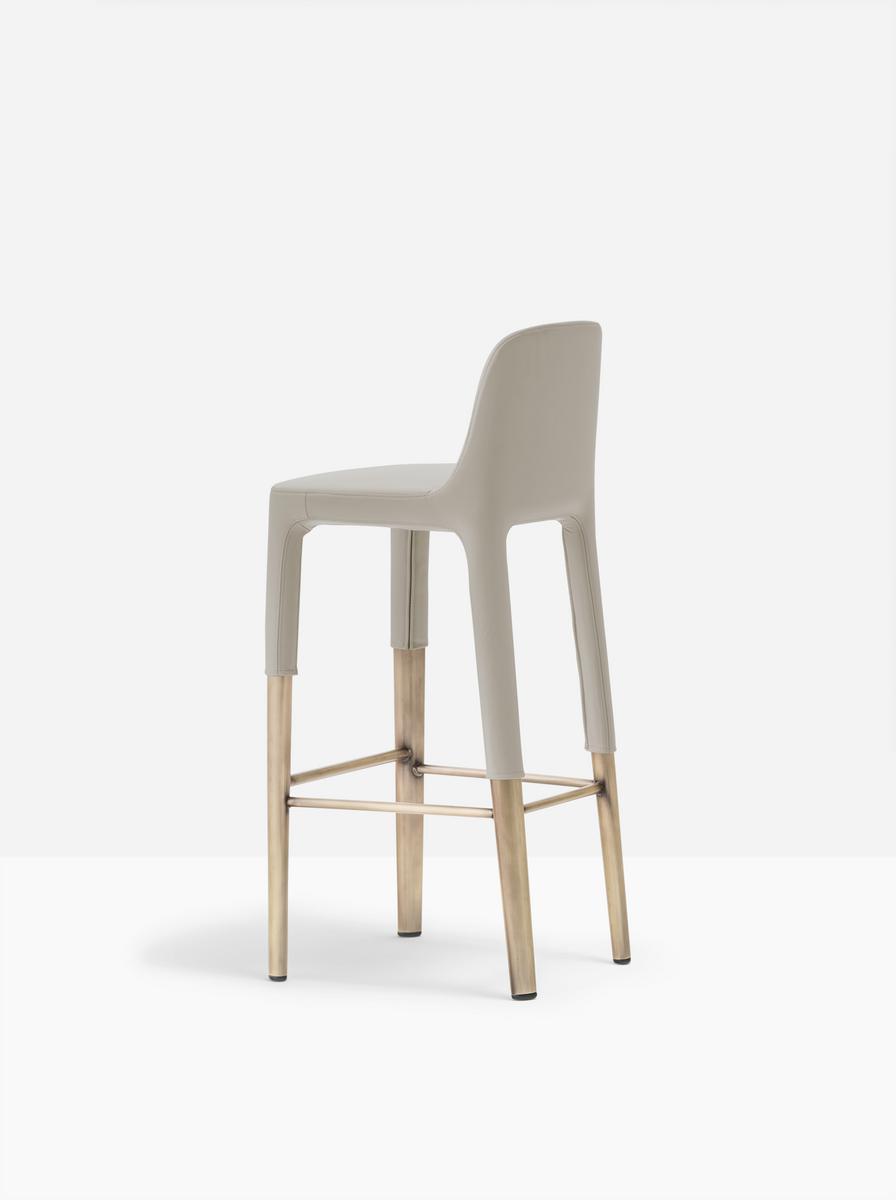 High stool with footrest | Ester 698 by Pedrali