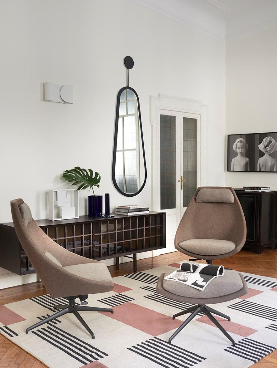 Wall-mounted framed mirror | Stilla by Potocco