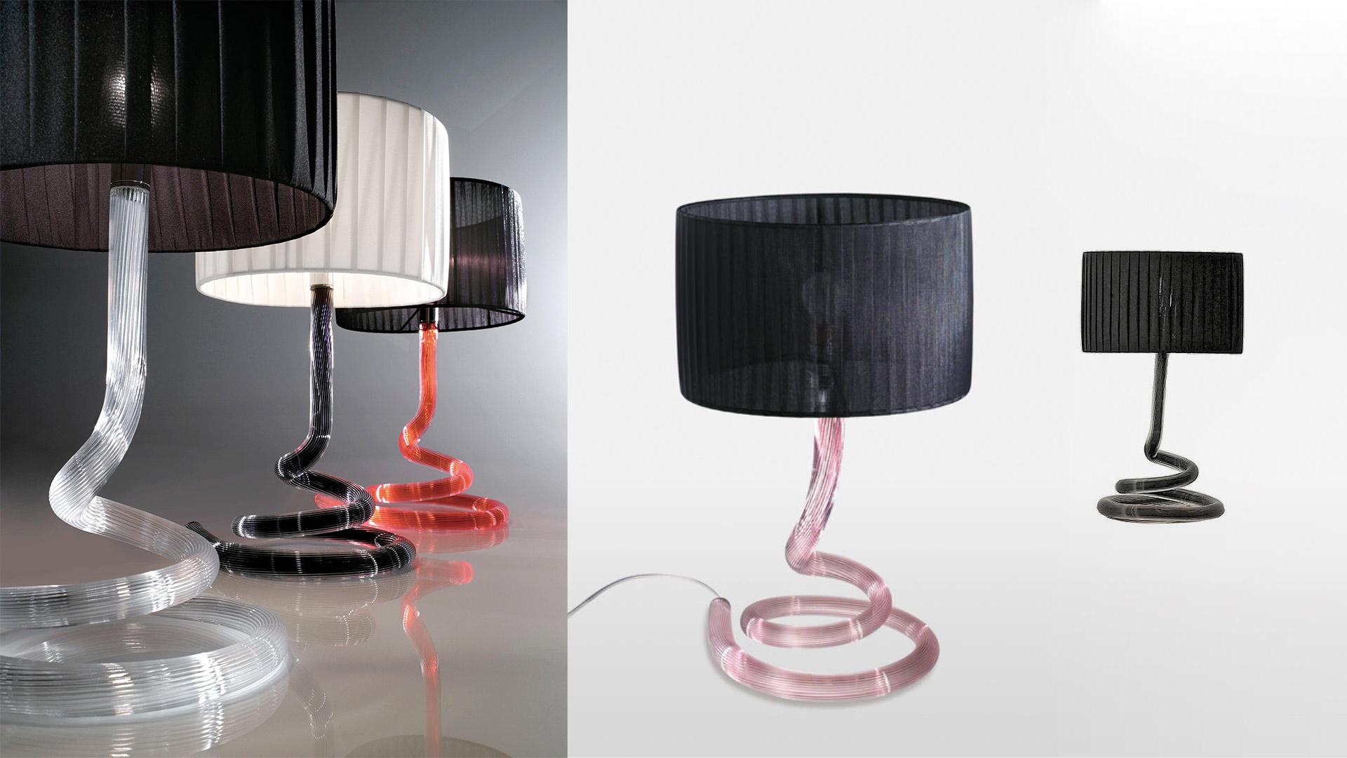 LED fabric table lamp | Ghibli by Reflex