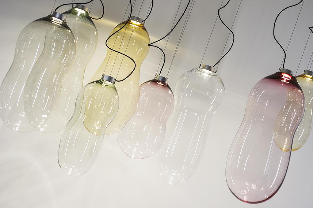 LED glass pendant lamp | Baby Bubble by Dark