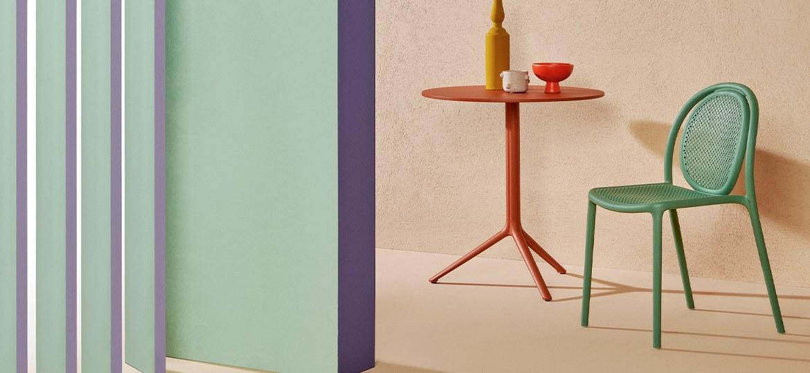 Stackable polypropylene chair | Remind 3730 by Pedrali