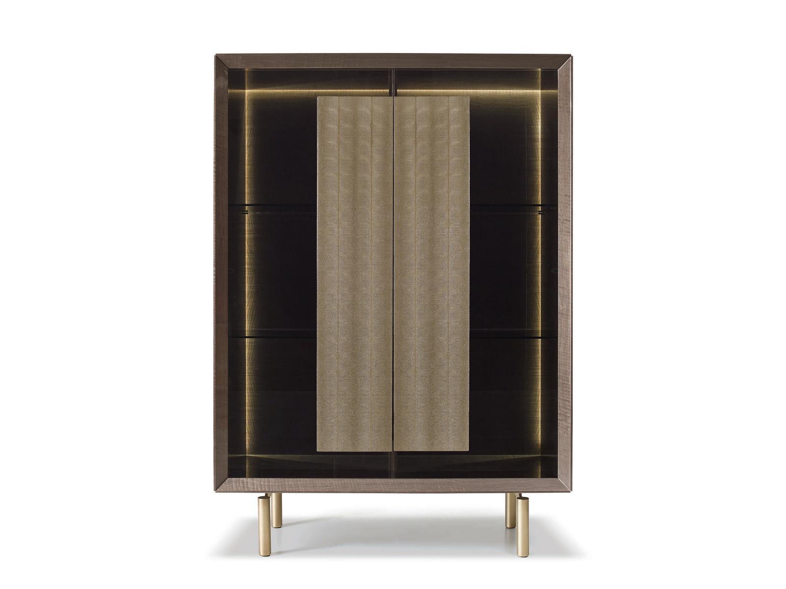 Display cabinet with integrated lighting | Quadro - 781701 by Grilli