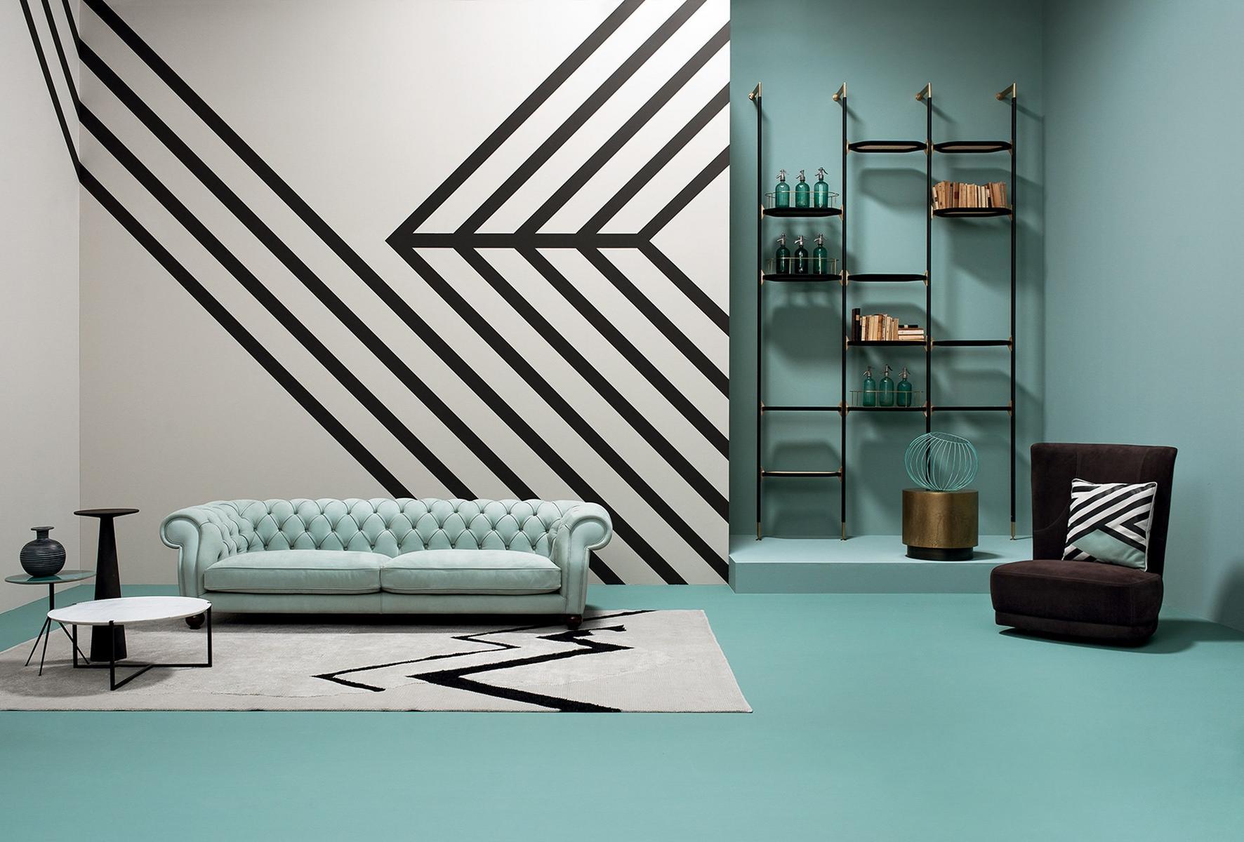 Rectangular fabric rug | Atlas Pattern 2 by Baxter