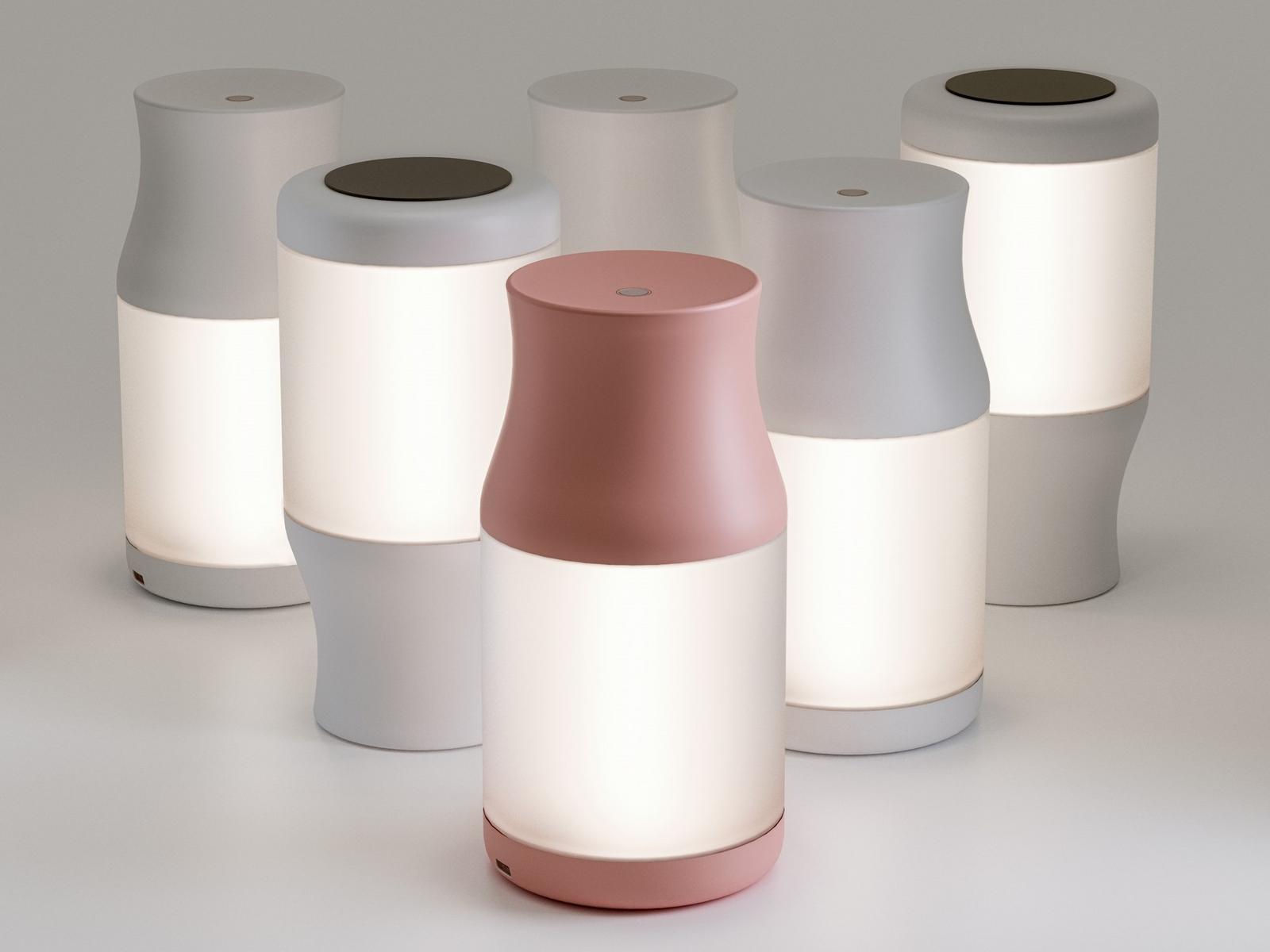 LED cordless ABS table lamp | Turny by Fabbian