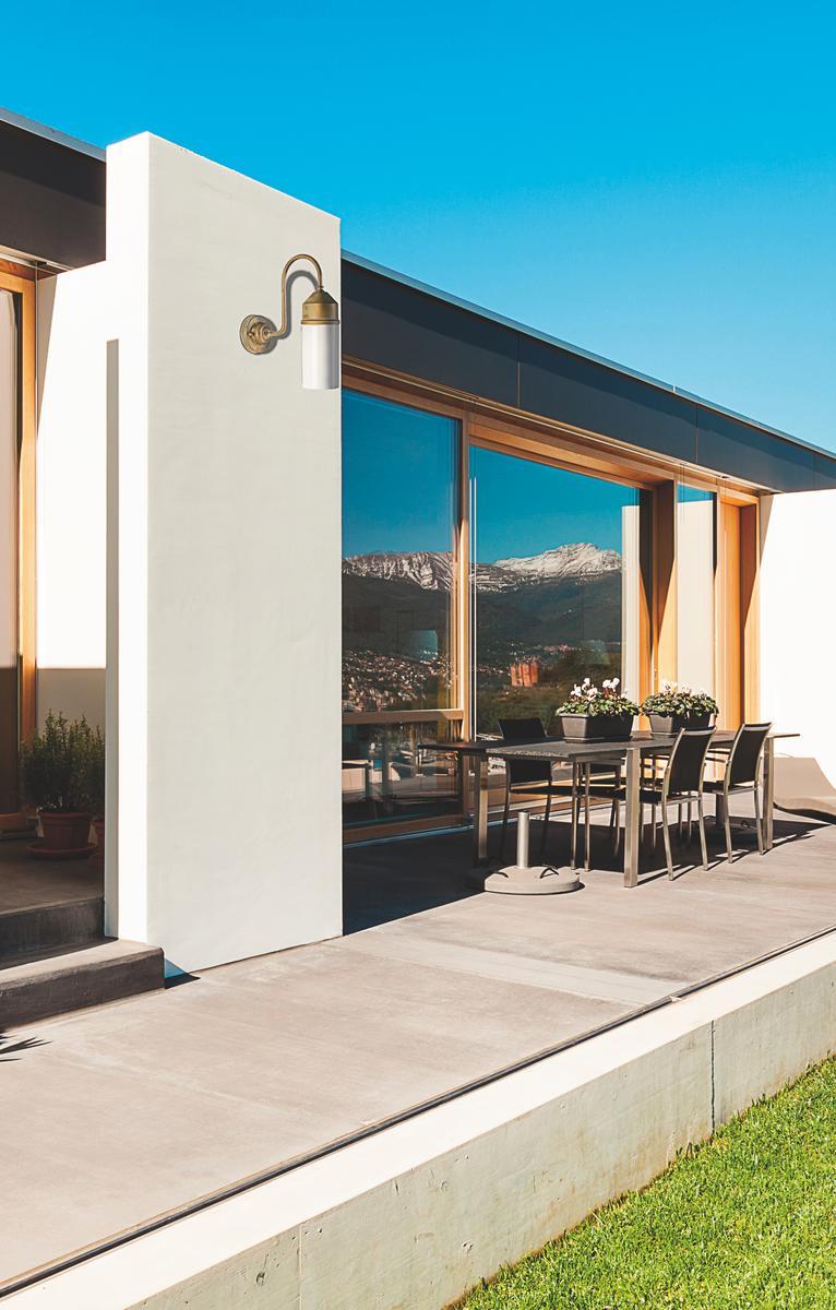 LED brass outdoor wall lamp | Darsili by Moretti