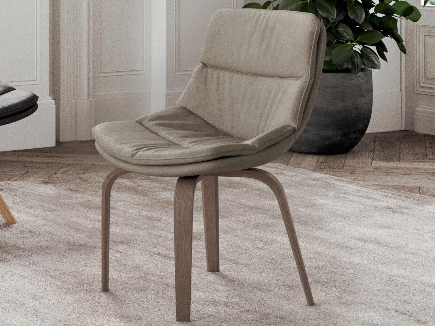 Swivel leather chair | Selena by Ozzio Italia