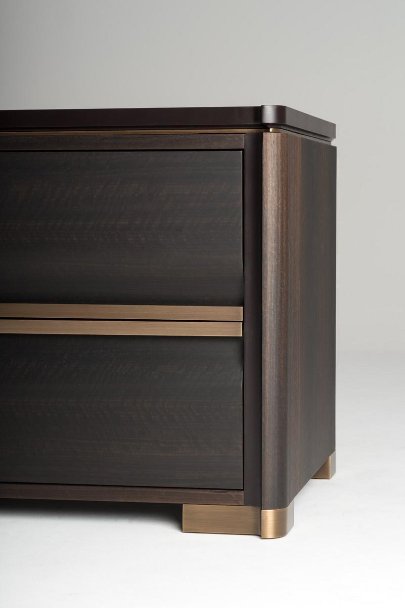 Eucalyptus TV cabinet with drawers | Ercole by Mantellassi 1926