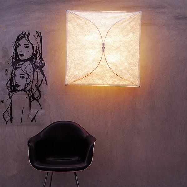 Synthetic fabric wall lamp | Ariette by Flos