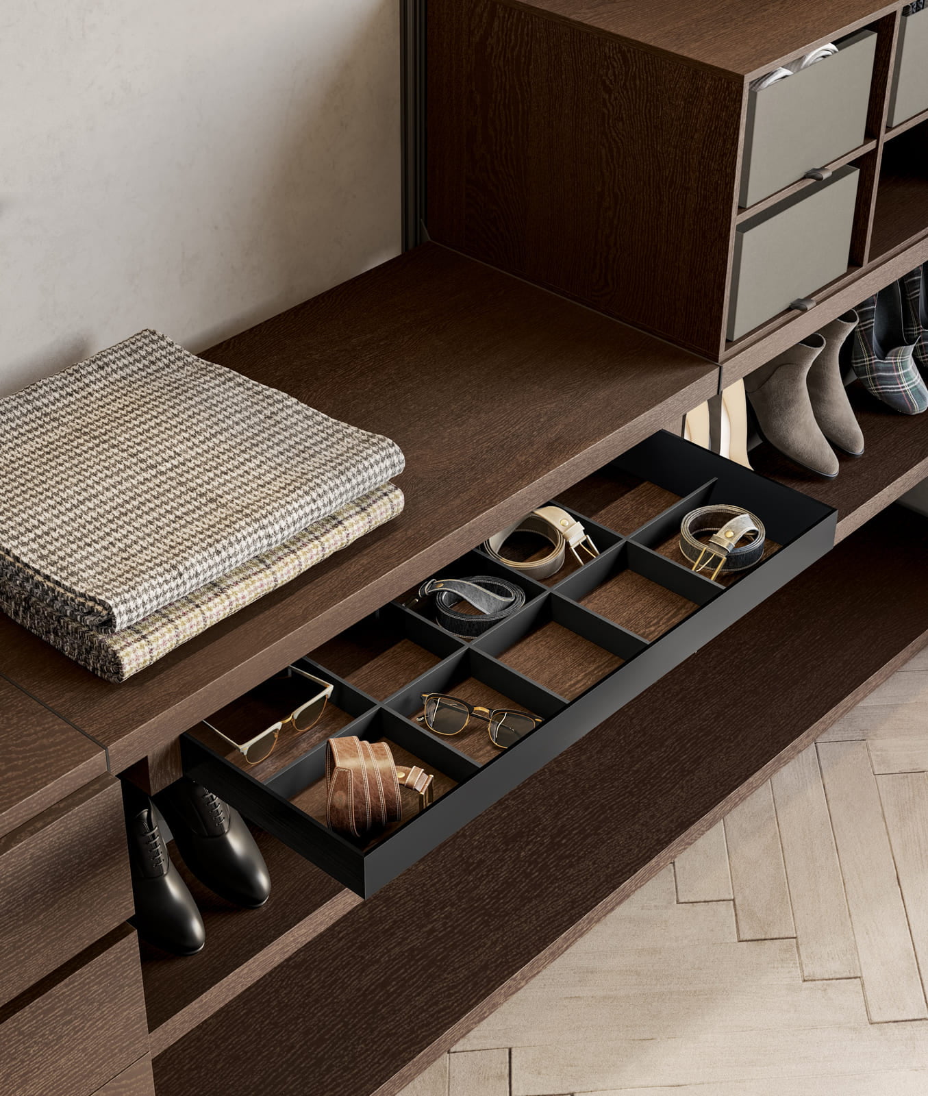 Modular melamine closet | Easy by Dall'Agnese