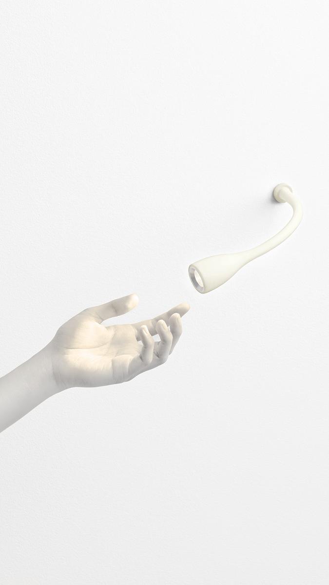 Adjustable silicone reading lamp | Dream Recessed by Arkoslight