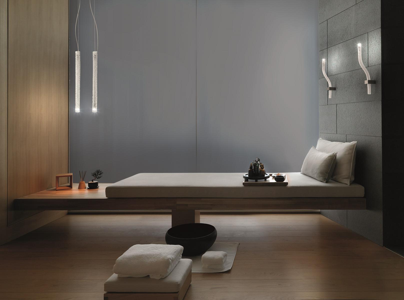 Direct light blown glass wall lamp | Stardust Ap by Vistosi