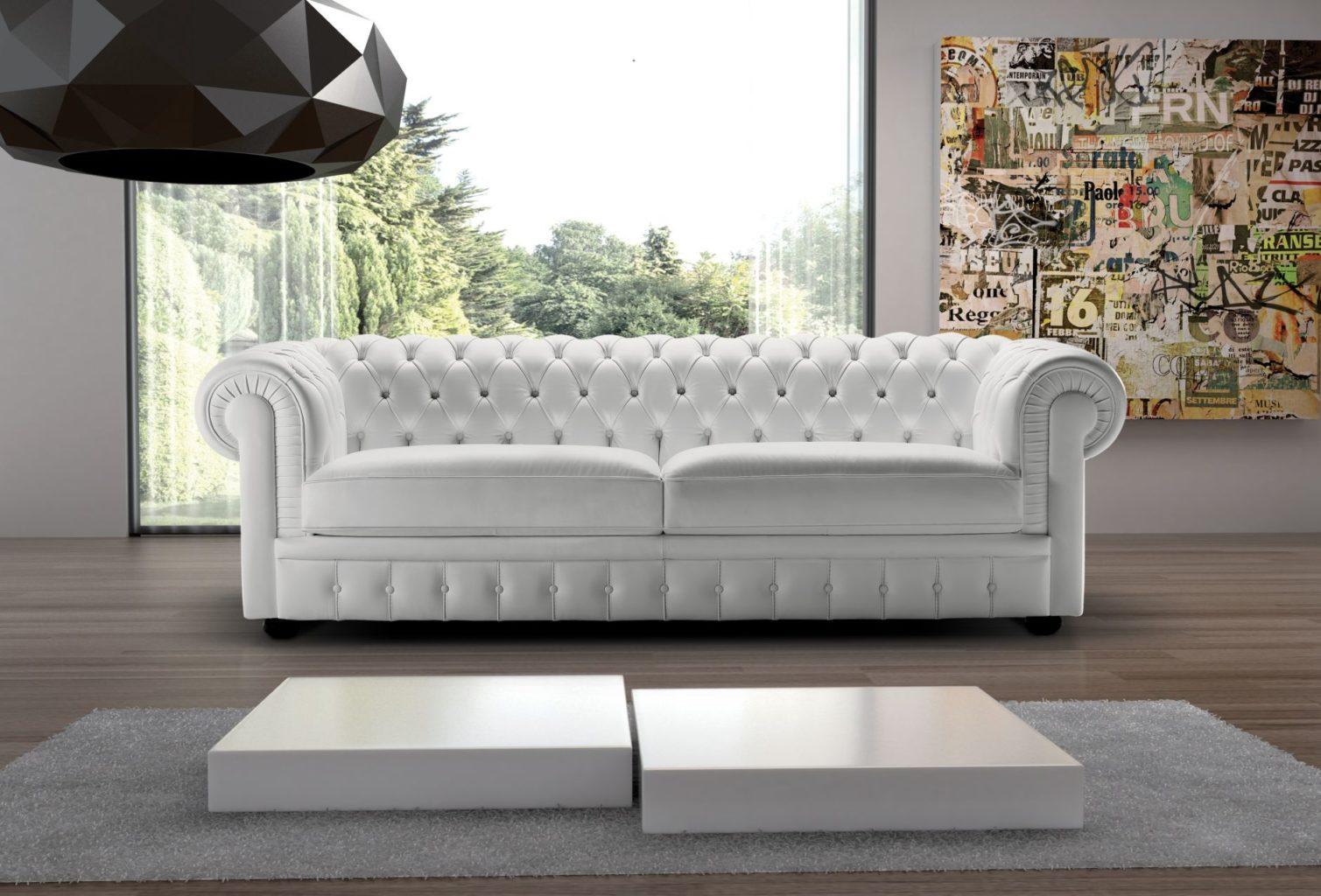 Modular leather sofa | Sir William by Calia Italia