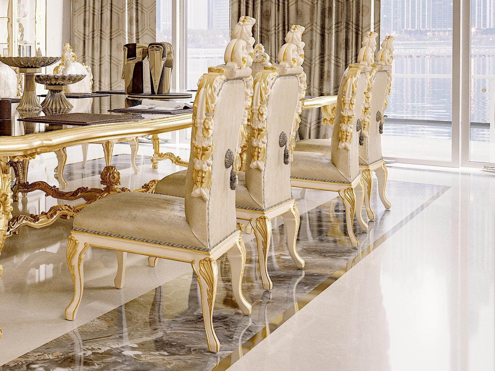 Upholstered high-back fabric chair | Opera by Andrea Fanfani