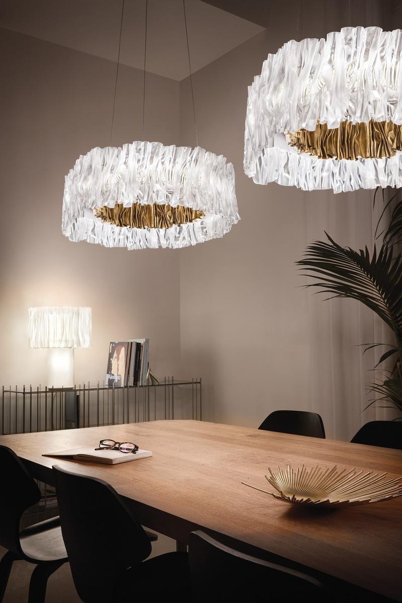 Lentiflex® and Goldflex® LED pendant lamp | Accordéon by Slamp