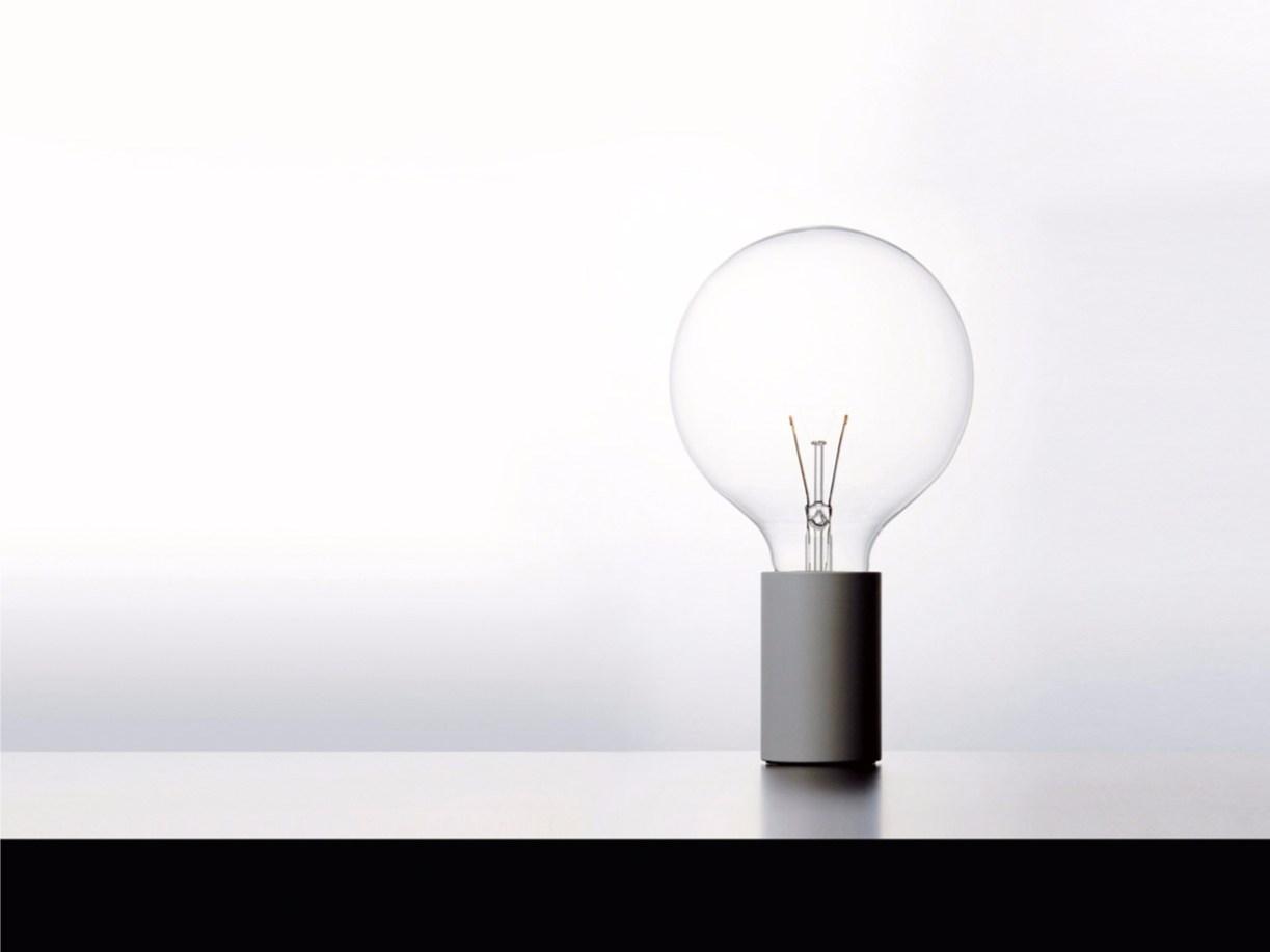 Metal table lamp with dimmer | Edi Son by Davide Groppi