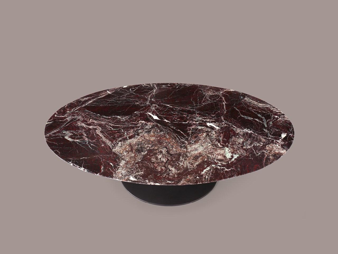 Oval marble coffee table | Saar by Borzalino