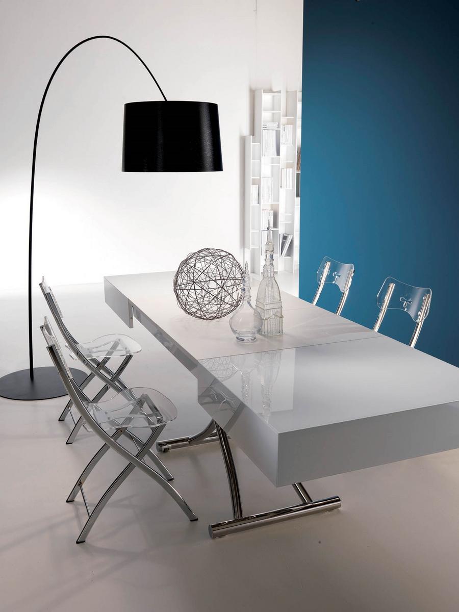 Height-adjustable extending coffee table | Box by Ozzio Italia