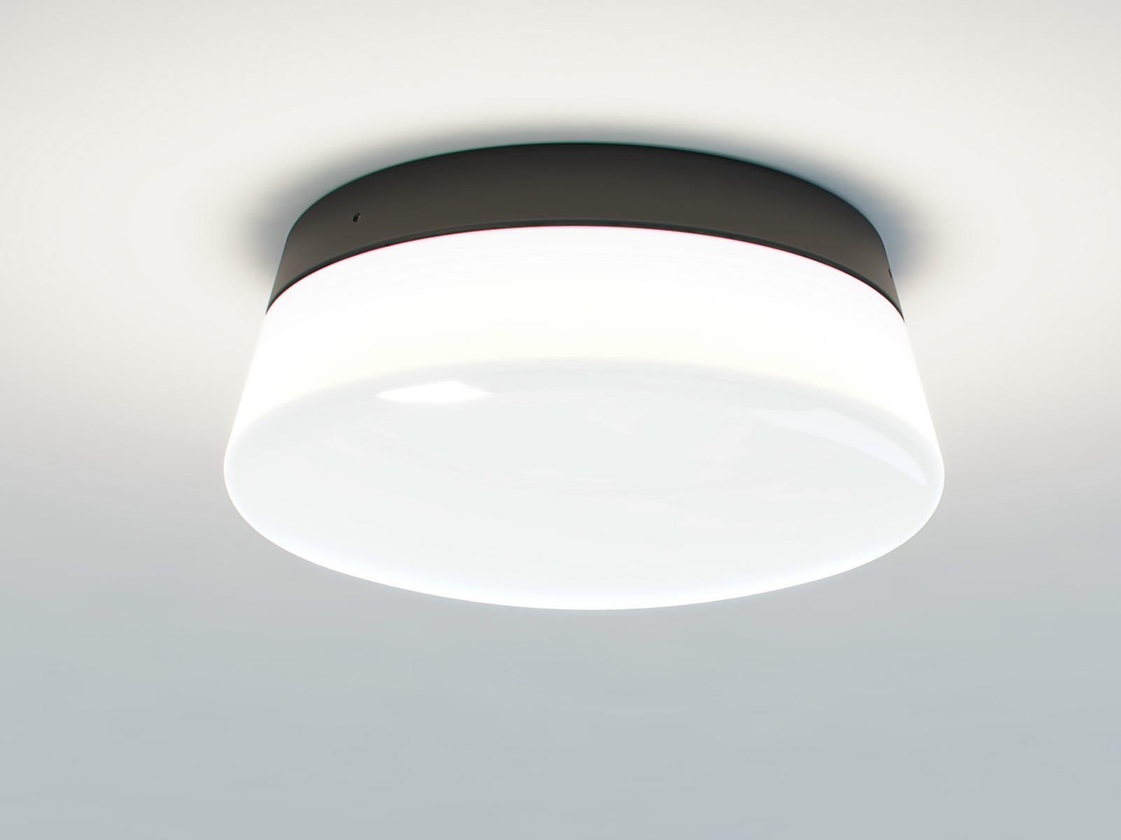 LED glass and aluminium ceiling light | Cup Cake Lucy by Dark