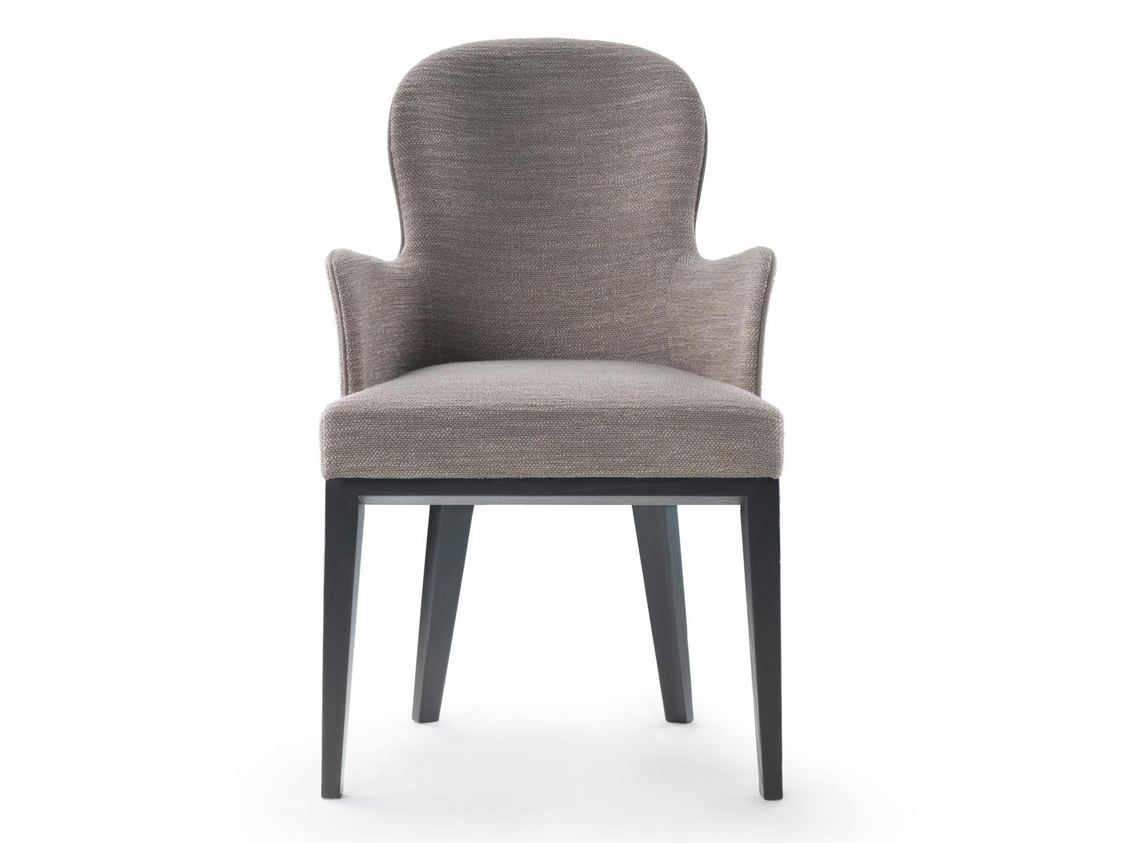 Upholstered easy chair with armrests | You by Flexform