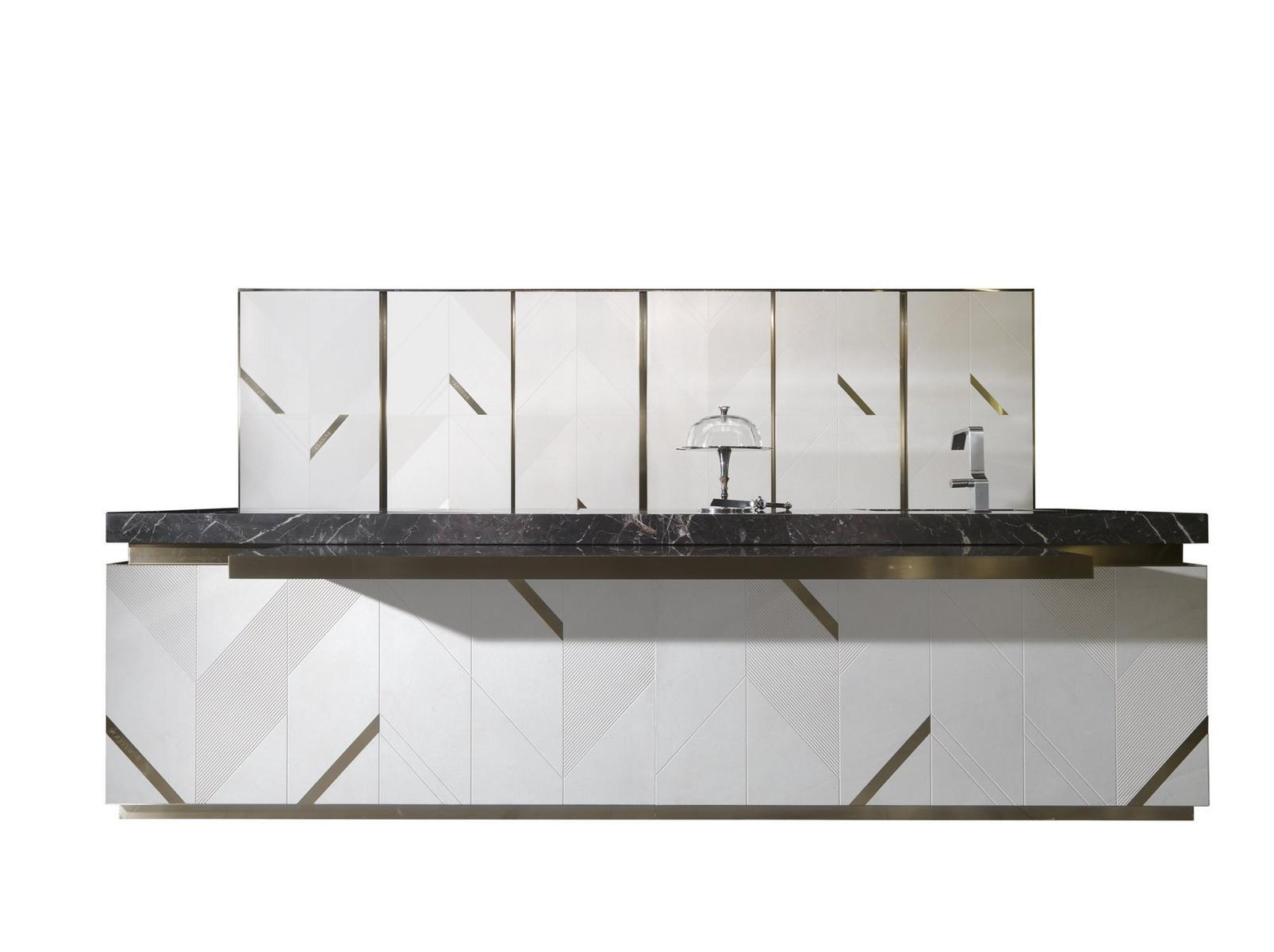 Marble kitchen with island Visionnair Mayfair