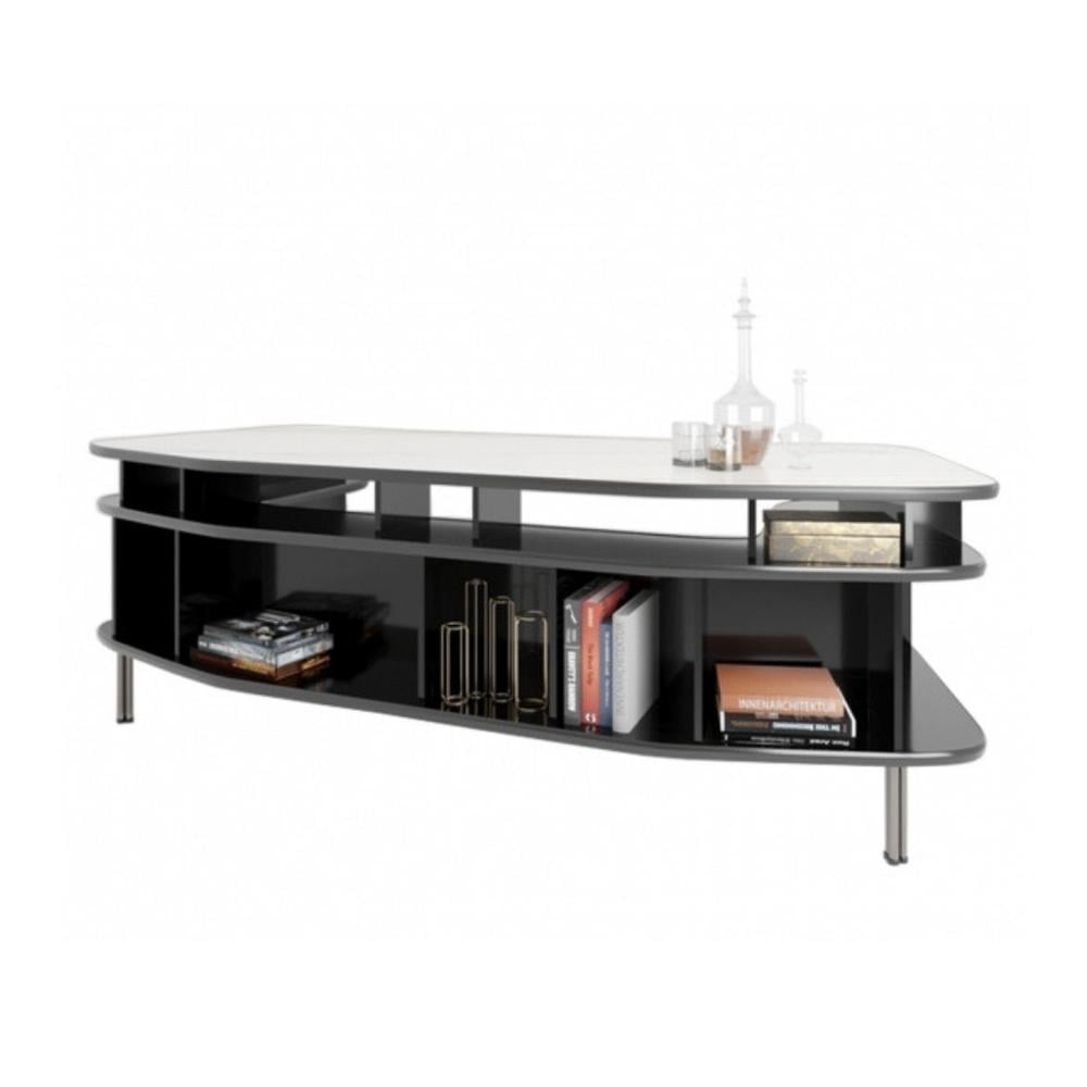 Rectangular wood writing desk with drawers | Wall Street by Cattelan Italia