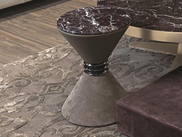 Round metal coffee table | Angie by Longhi