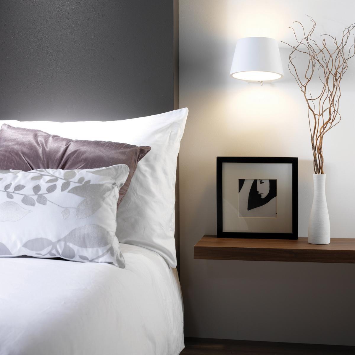 Plaster wall light with dimmer | Koza by Astro lighting