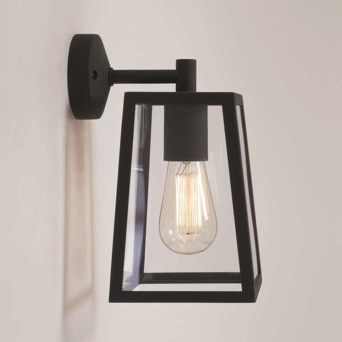 Glass and steel outdoor wall lamp | Calvi by Astro lighting