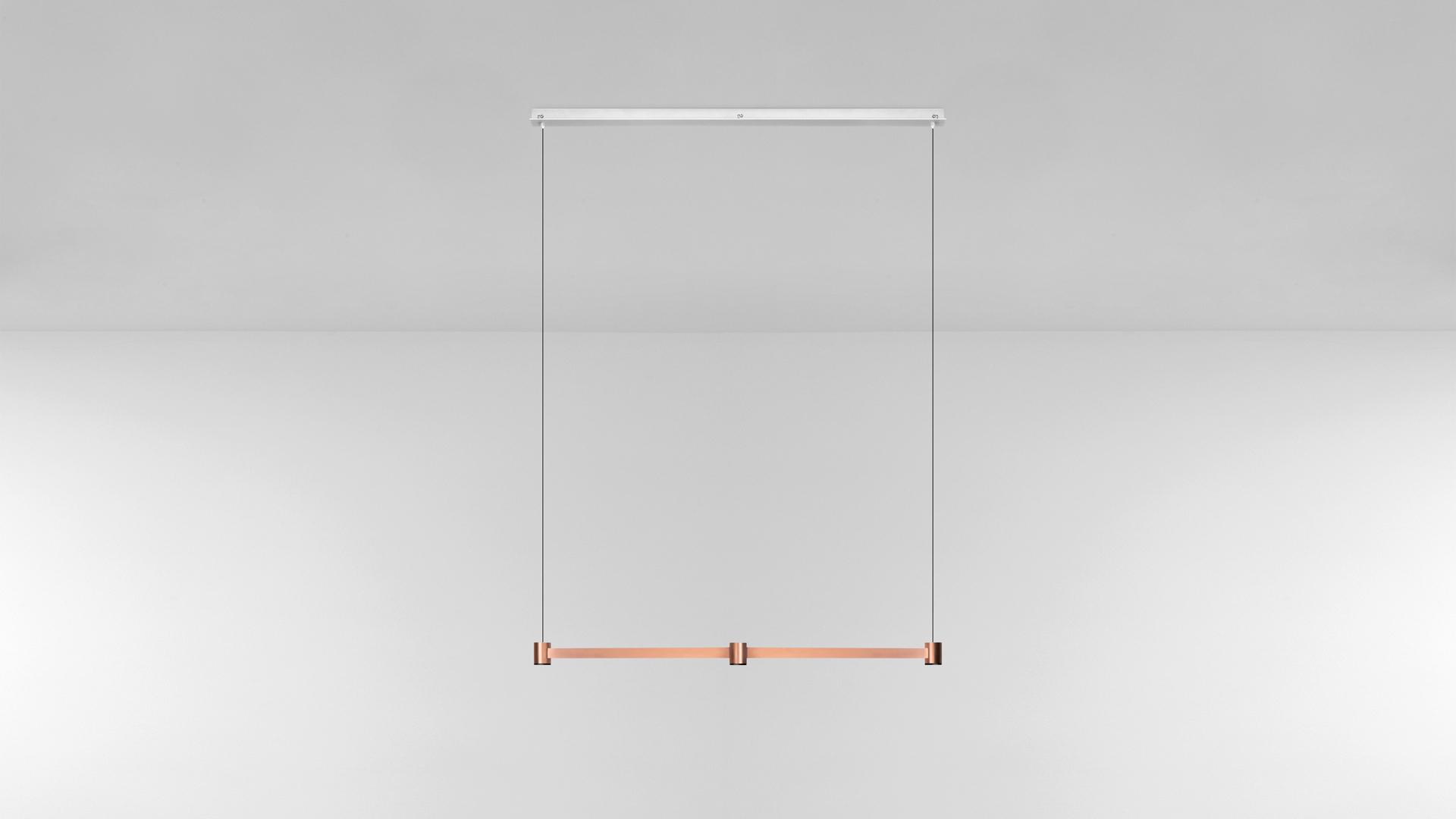 LED direct light brass pendant lamp |  by Arkoslight