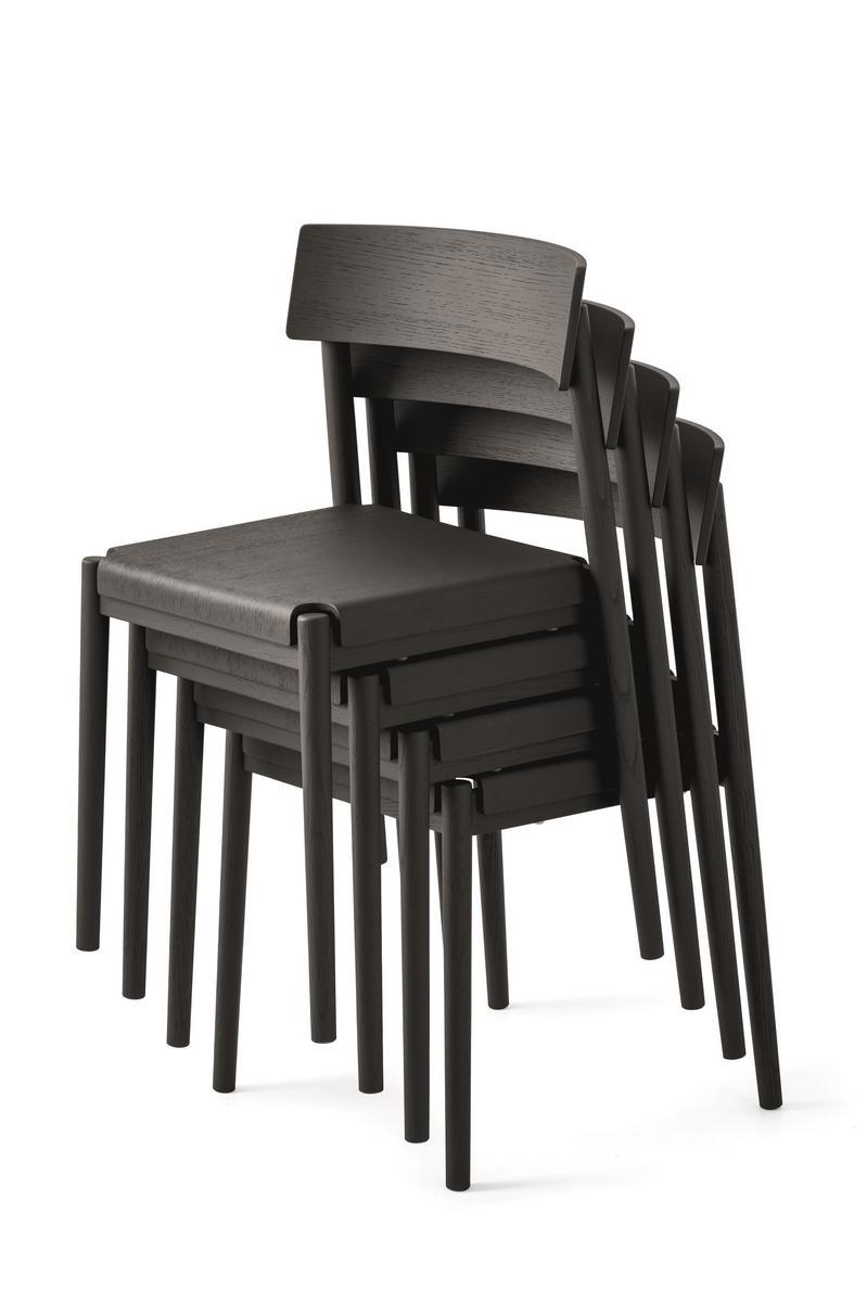Stackable wooden chair | Scandia by Calligaris
