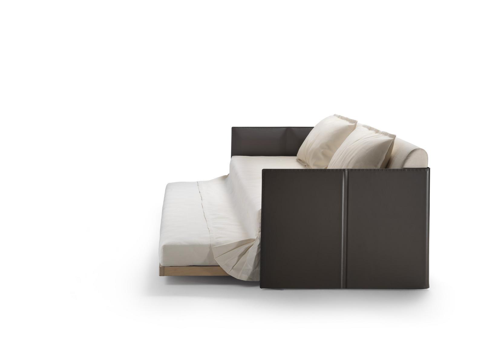 Fabric sofa bed with removable cover | Eden by Flexform