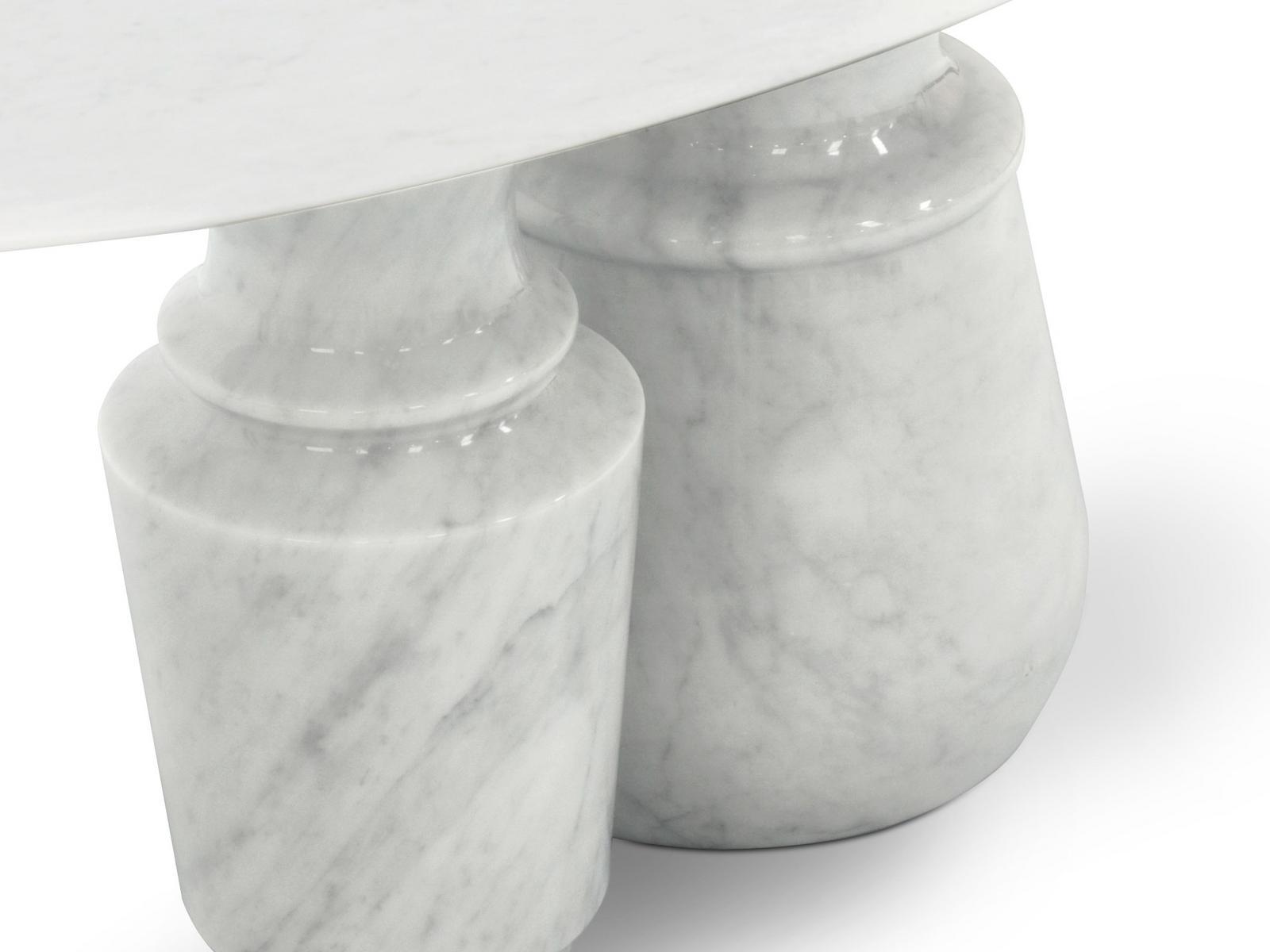 Oval marble dining table | Pietra Oval by Boca Do Lobo