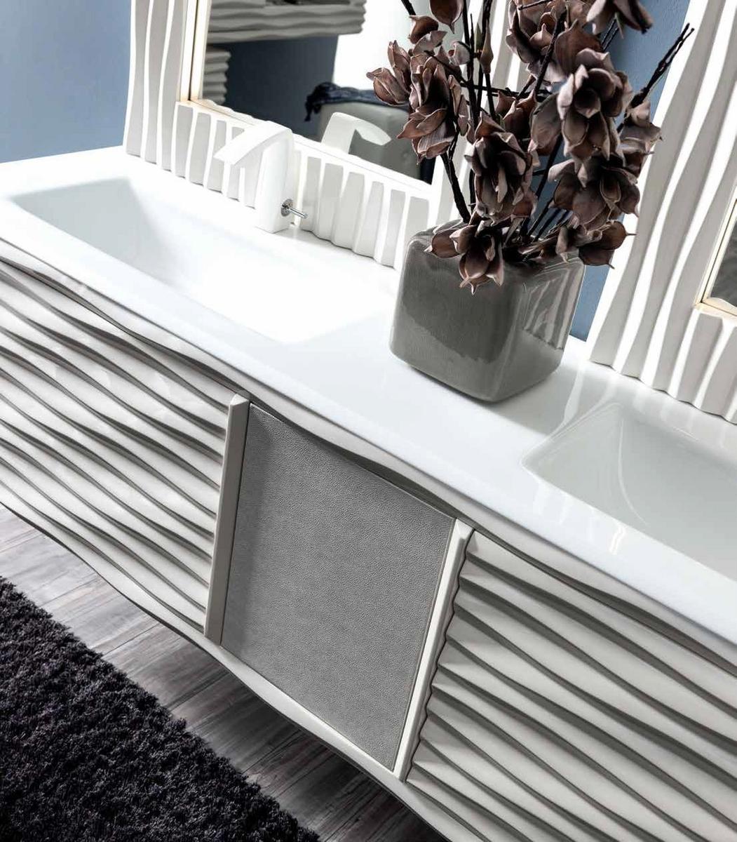 Double wall-mounted vanity unit | Ebon by Corte Zari