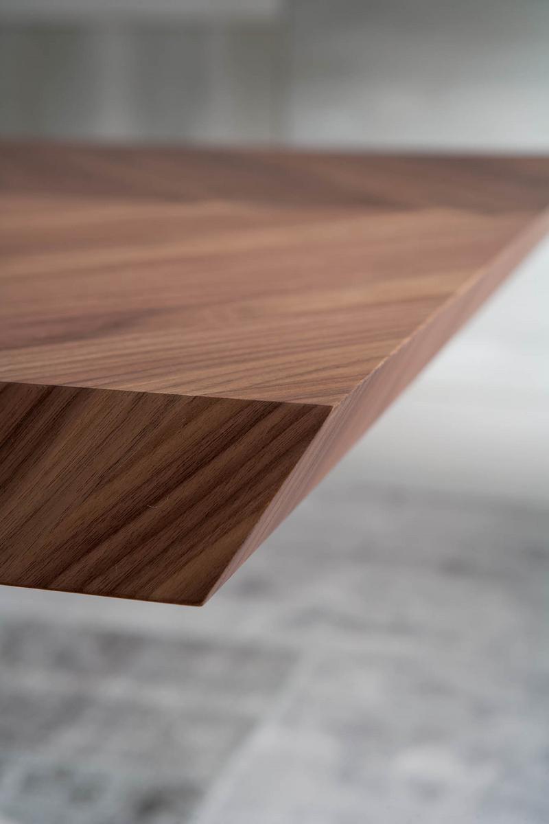 Rectangular wooden dining table | 4x4 Fisso by Ozzio Italia