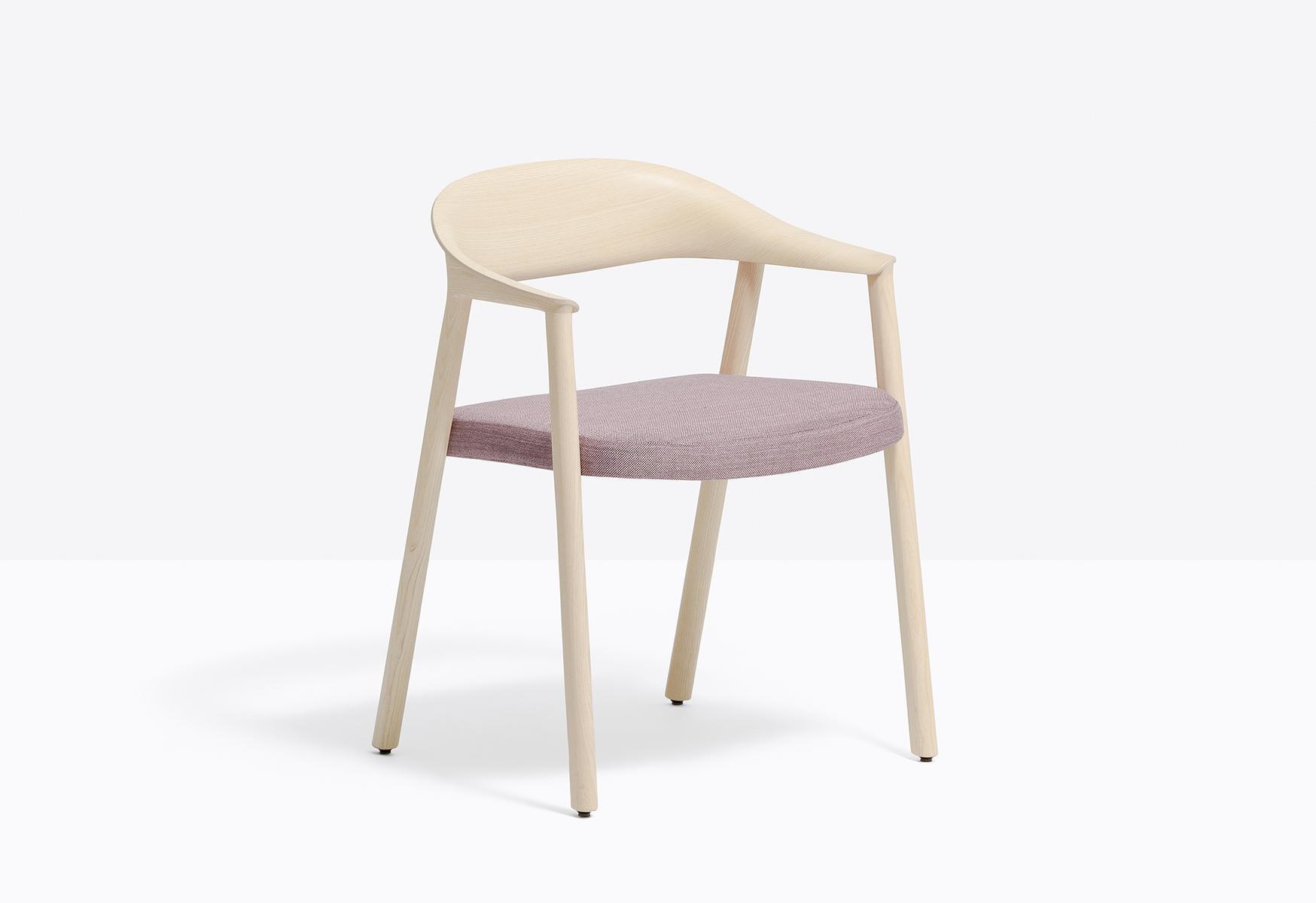 Ash chair with armrests | Héra 2865 by Pedrali