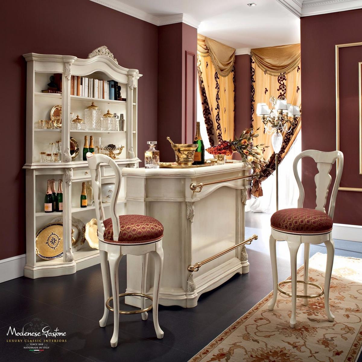 Baroque upholstered wooden chair | 13521 by Modenese Gastone