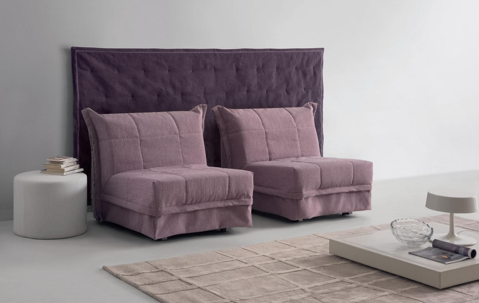 Fabric sofa bed with removable cover | Surf by Dema