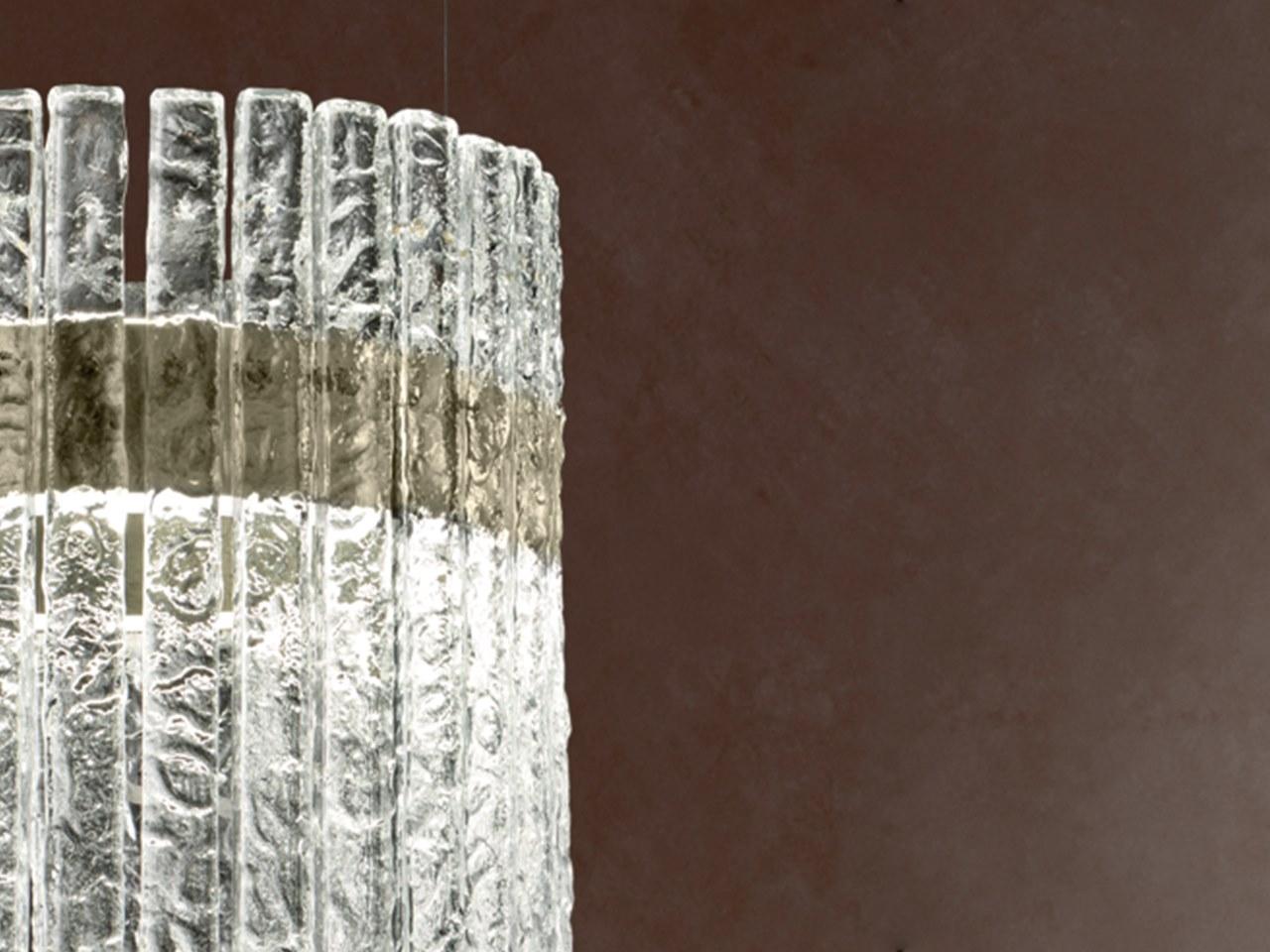 LED glass pendant lamp | Vegas Sr D60 by Masiero