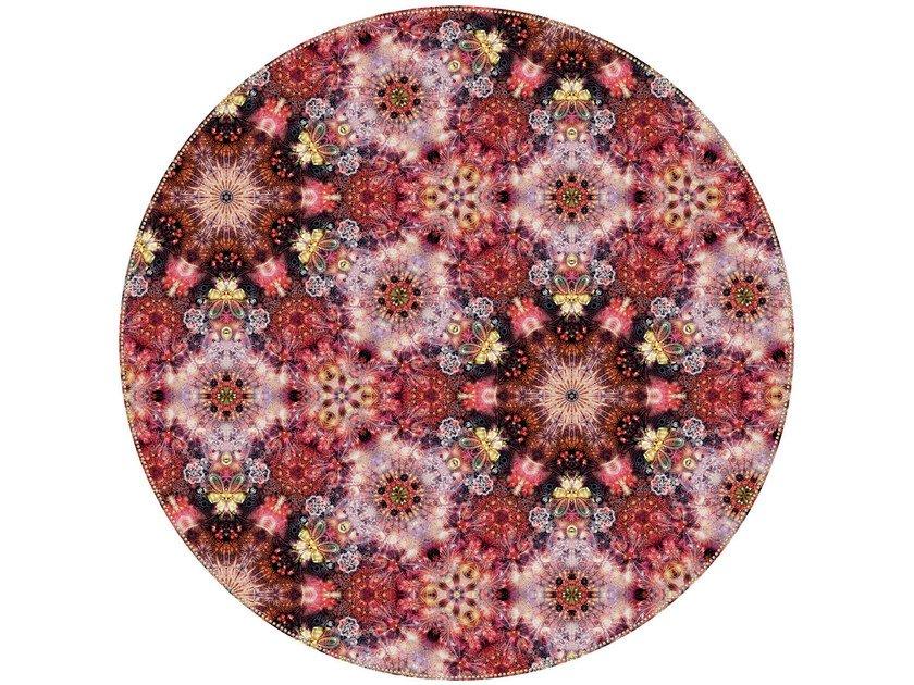 Patterned round rug | Festival Inferno by Moooi