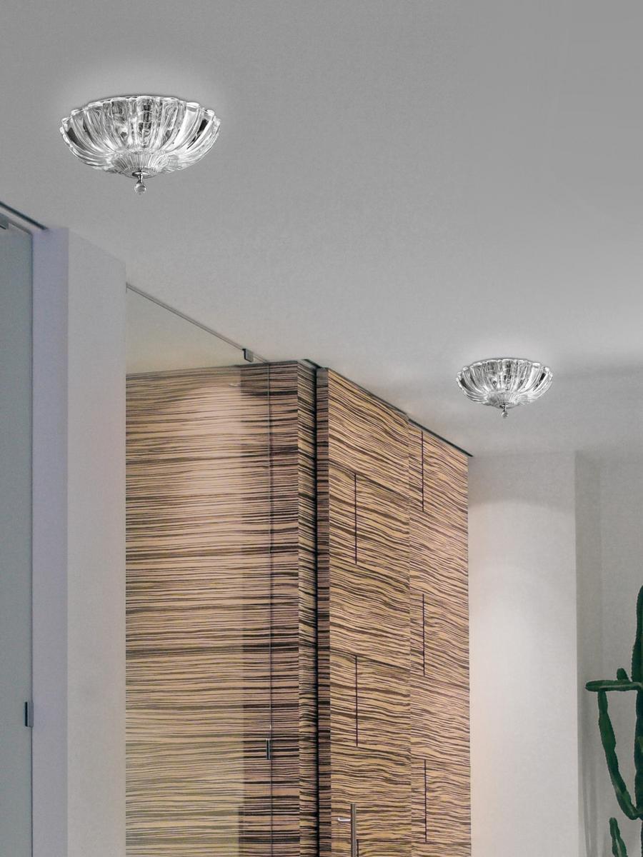 LED crystal ceiling light | Pascale Pl30 by Leucos